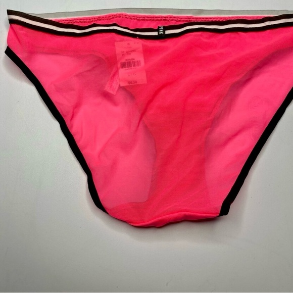NWT Victoria’s Secret PINK Sheer Extra Low Rise Bikini Panties VS Large L - Picture 2 of 5